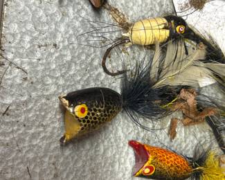 Vintage Fly Fishing Poppers