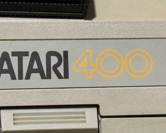Atari 400 Vintage Computer With Joysticks Power Supply and PAC-Man
