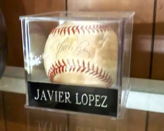 Javier Lopez Signed Baseball