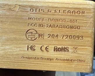 Otis & Eleanor Bongo Speaker