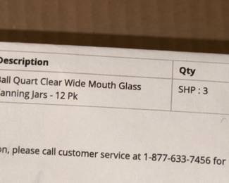 Canning Jars- New in Box