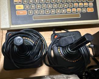 Atari 400 Vintage Computer With Joysticks Power Supply and PAC-Man