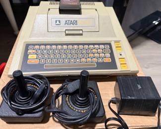 Atari 400 Vintage Computer With Joysticks Power Supply and PAC-Man