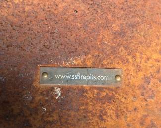 48" Large Solid Steel Firepit Bowl with Lid
