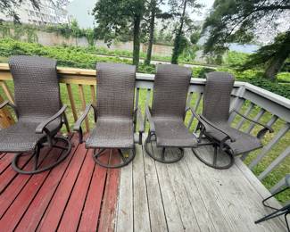 Patio Chairs, Rock and Swivel