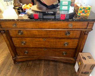 Marble Top Chest