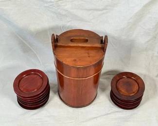 Antique Chinese Barrel Bucket