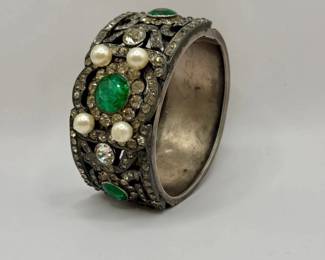 Mexican Silver Clasp Bracelet