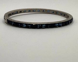 Sapphire Sterling Bracelet