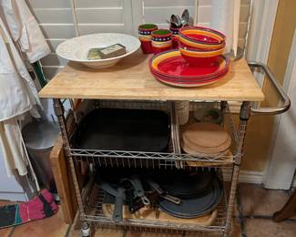 kitchen rolling cart