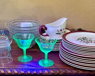 uranium glass, china