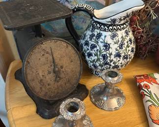 antique grocer's scale