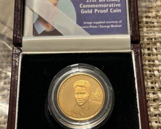 22ct gold commemorative coin