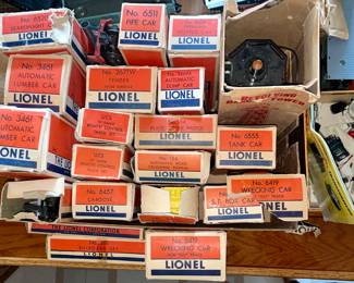 Lionel Train Set. Complete, plus extras. Two engines and transformers. Sold all together.