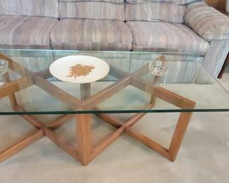 glass coffee table