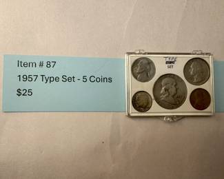 Item # 87 : 1957 Type Set - 5 Coins $25.00