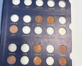 Item # 95 : Partial 1909-1996 Lincoln Cent Set in 3 Whitman Albums (No Double Die, No Vararities, No Proofs) - 169 Coins $30.00