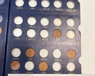 Item # 95 : Partial 1909-1996 Lincoln Cent Set in 3 Whitman Albums (No Double Die, No Vararities, No Proofs) - 169 Coins $30.00