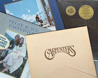 (4pc) Carpenters Vinyl Albums | 3 still wrapped with plastic.