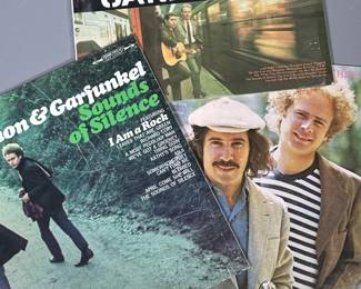 (3pc) SIMON & GARFUNKEL VINYL RECORDS | Simon and Garfunkel vinyl record albums including: Sounds of Silence (CS 9269) Wednesday Morning, 3AM (CL 2249) Greatest