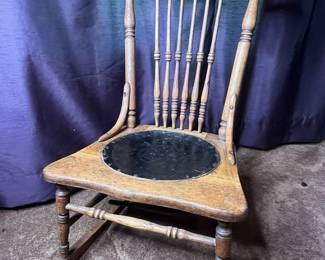 Antique Spindle Back Rocking - Chair 4 generations - Late 1800’s