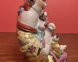 20th Century Famille Rose Laughing Buddha 20th Century
