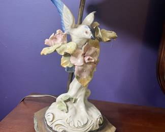 Vintage Capodimonte porcelain lamp
Mid-20th Century