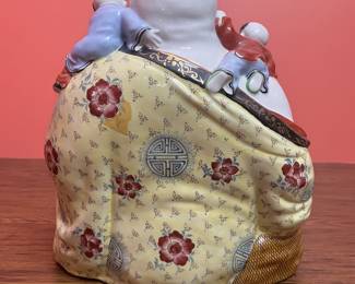 20th Century Famille Rose Laughing Buddha 20th Century