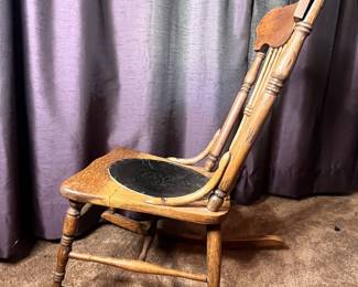 Antique Spindle Back Rocking - Chair 4 generations - Late 1800’s