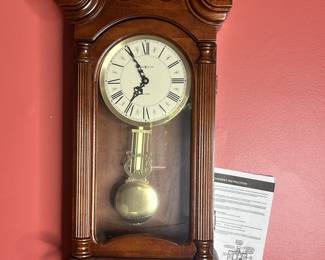 Howard Miller wall clock, Late 20th Century