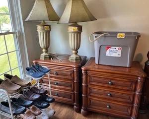 Mens Shoes, Nightstands/Lamps