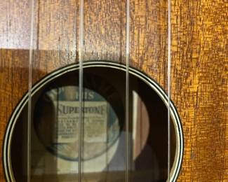 Supertone Uke Celluloide Fret Board