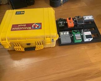 Loaded PedalBoard w/ Pelican Case SOLD AS A SET
