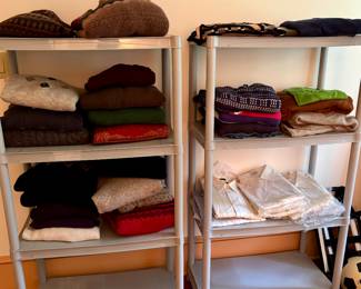 Men's wool and cashmere sweaters, size large and XL