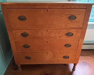 Tiger maple dresser