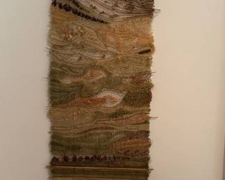 Woven wall hanging