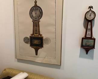 Stevens Banjo clock