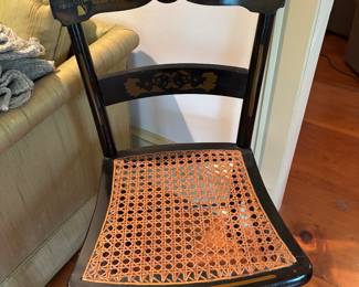Stenciled New England chair