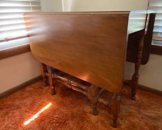 Cherry drop leaf table