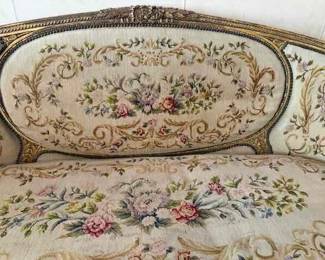 Needlepoint Settee