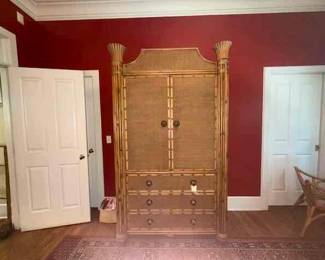 Bamboo Armoire
