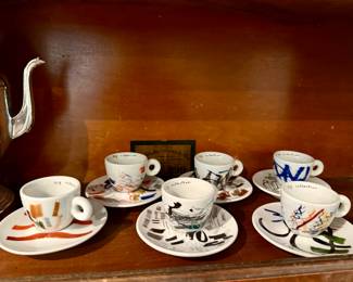 Set 6 ILLY espresso cups