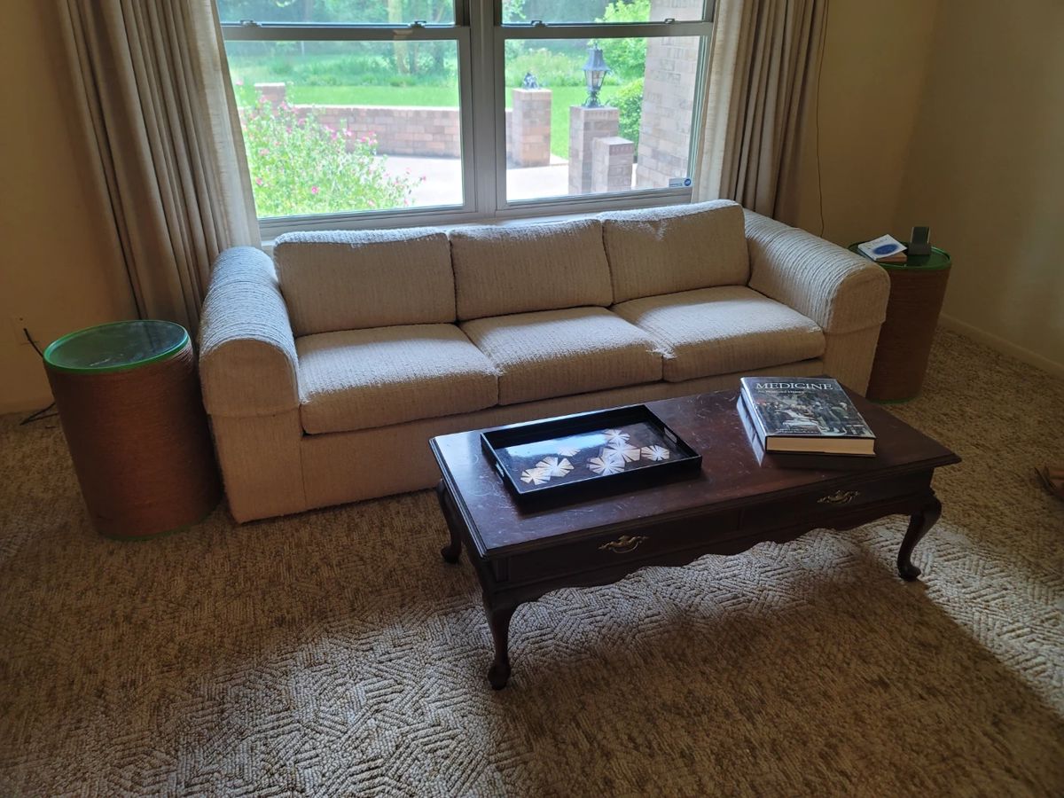 3-Seat Sleeper Sofa, Coffee Table