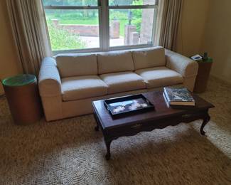 3-Seat Sleeper Sofa, Coffee Table