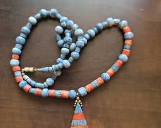 Coral Necklace & Matching Braclet