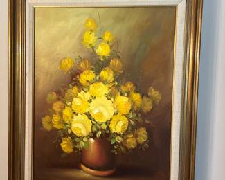 Lovely Still Life Oil on Canvas