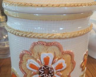 MCM Ceramic Lidded Canister