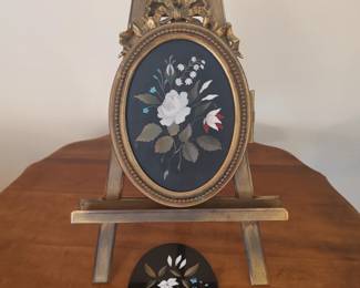 Vintage Pietra Dura Flowers Italian