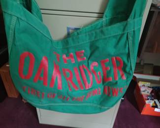 Vintage newspaper paperboy canvas bag