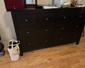Modern black dresser